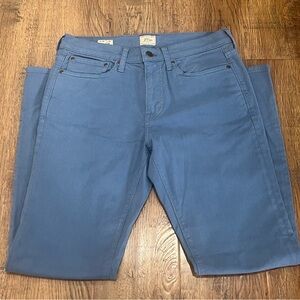 J Crew 770 Straight-Fit 5 Pocket Pants Opal Blue 31x32